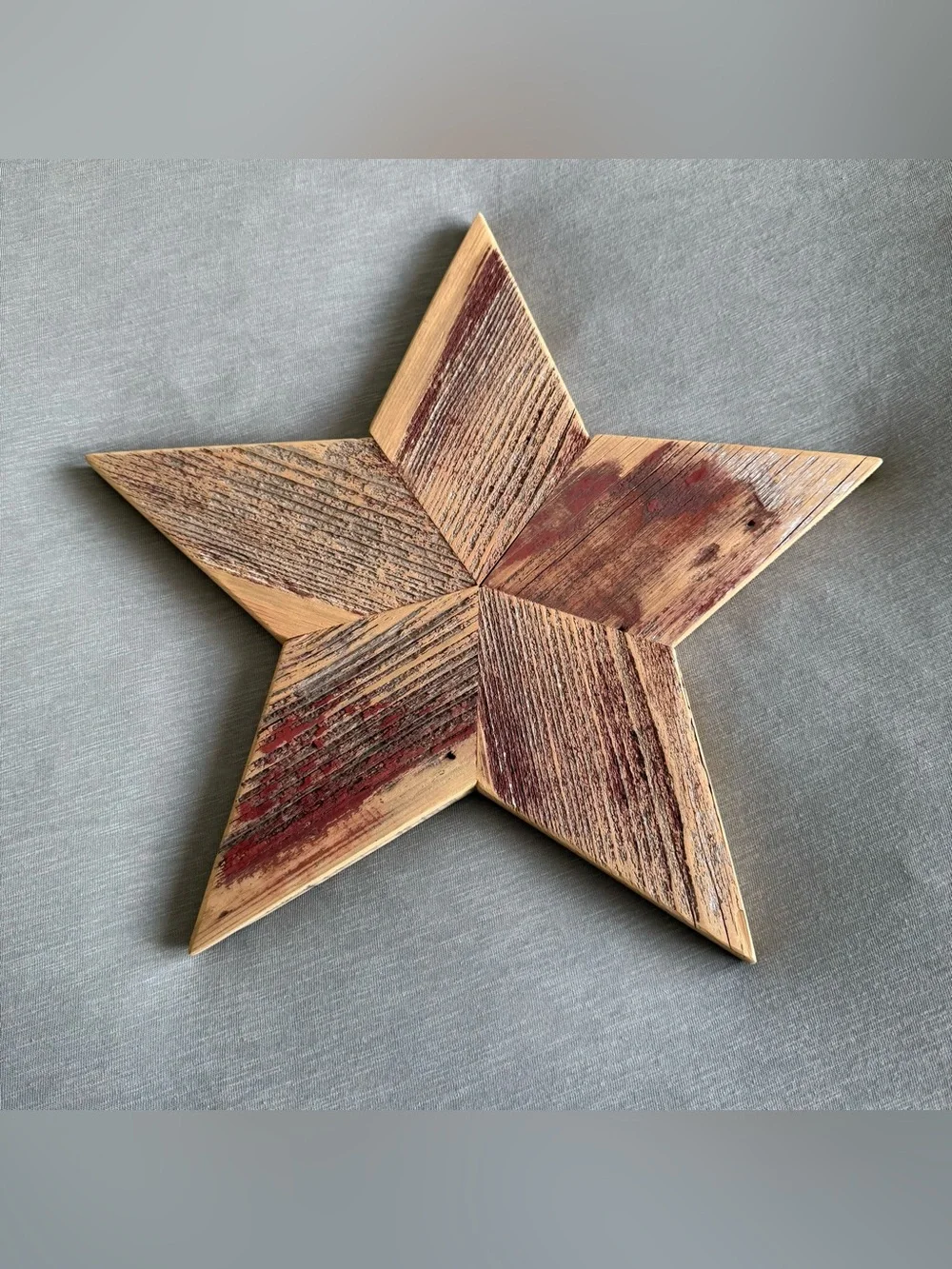 Wooden Rustic Star Decor